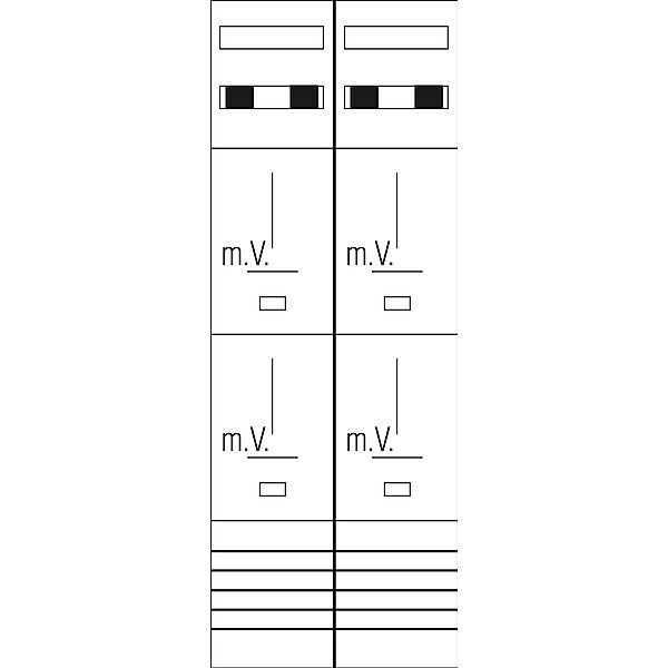 ABN Zählerplatz 3Pkt 4Z Z29140